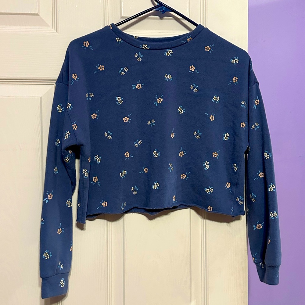 Floral sweatshirt